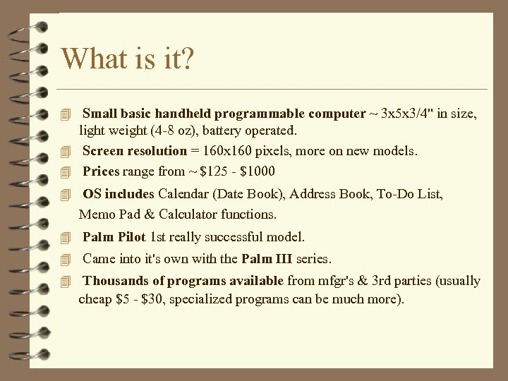 What is it? 4 Small basic handheld programmable computer ~ 3 x 5 x