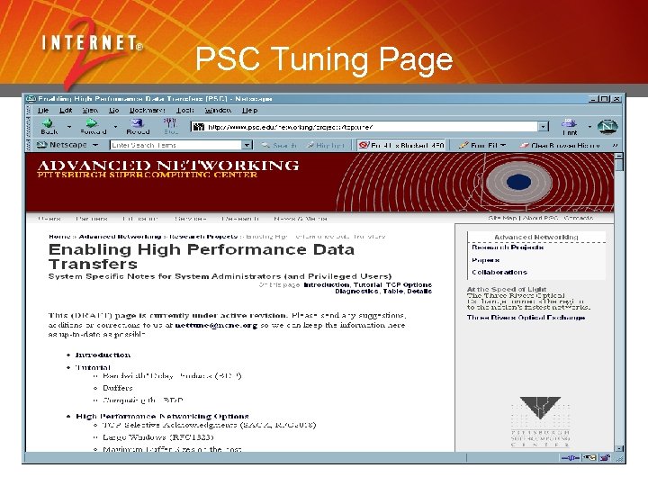 PSC Tuning Page 