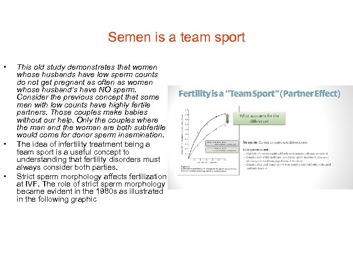 Semen is a team sport • • • This old study demonstrates that women