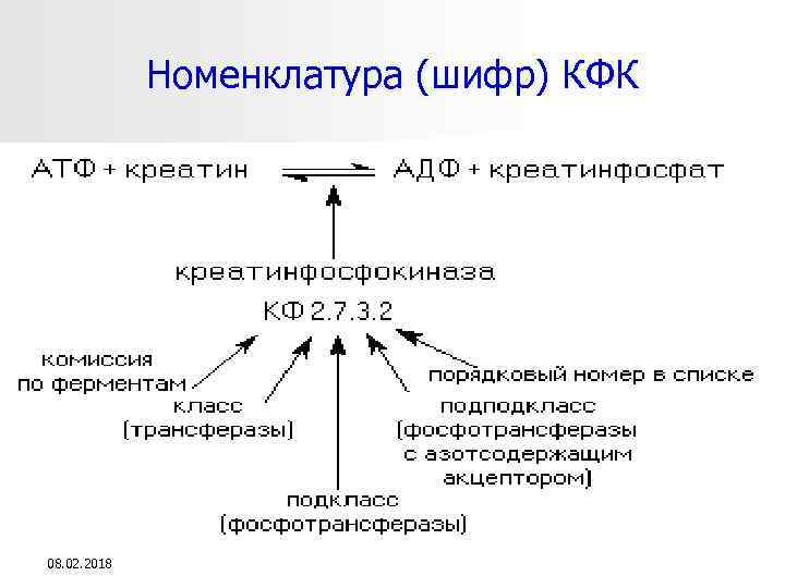Номенклатура (шифр) КФК 08. 02. 2018 