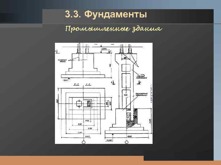 LOGO 3. 3. Фундаменты Промышленные здания 