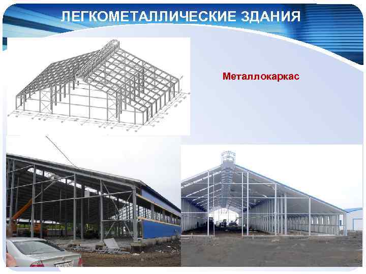 ЛЕГКОМЕТАЛЛИЧЕСКИЕ ЗДАНИЯ Металлокаркас 