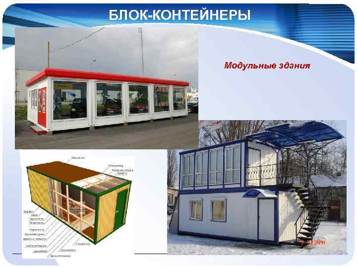 БЛОК-КОНТЕЙНЕРЫ Модульные здания 