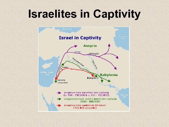 Israelites in Captivity 