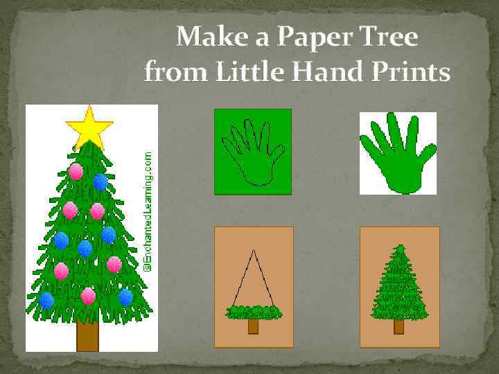 Make a Paper Tree from Little Hand Prints 