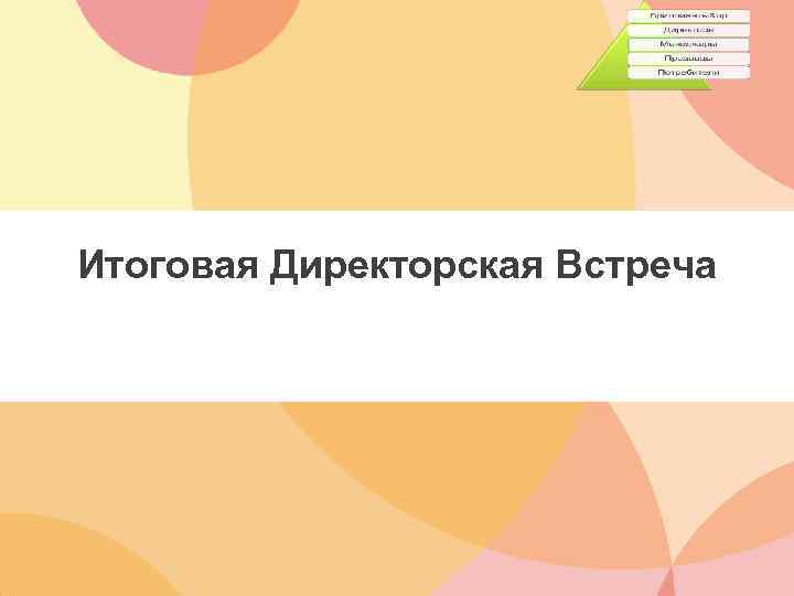 Итоговая Директорская Встреча 