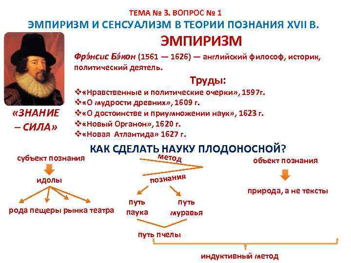 Рационализм направление в теории познания выдвигающее на первый план знание