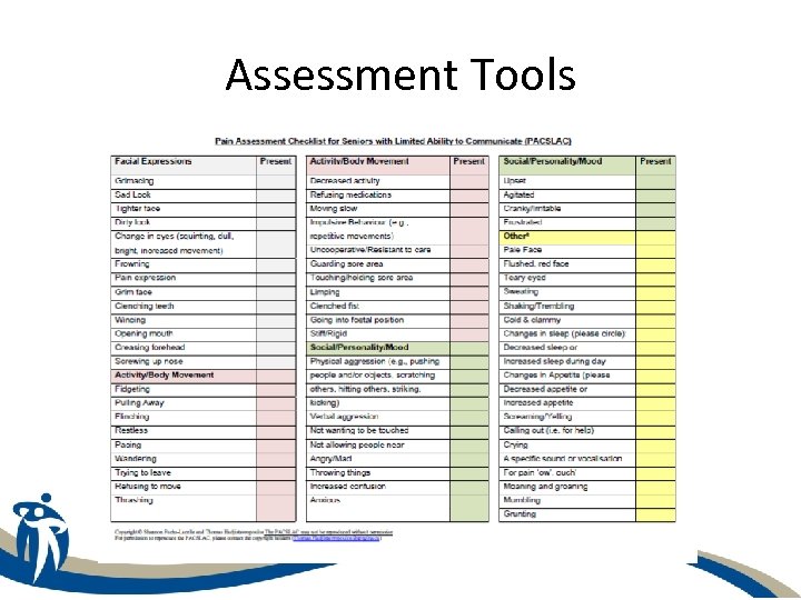 Assessment Tools 