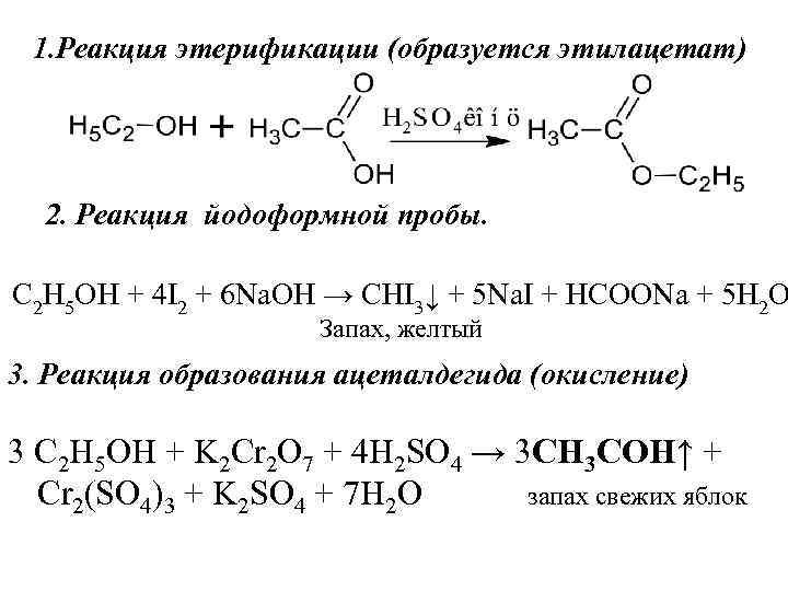 Получение этилацетата