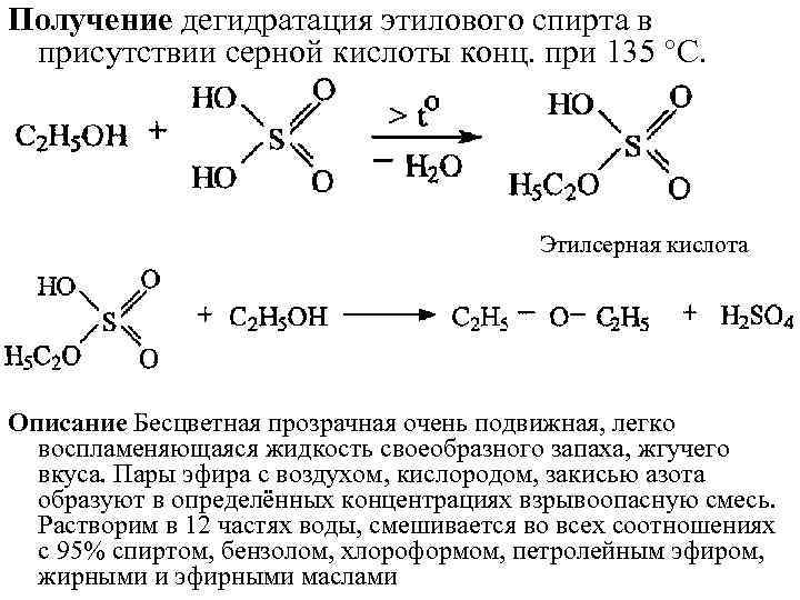 Получение этанола из спирта