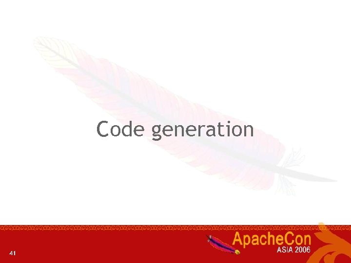 Code generation 41 