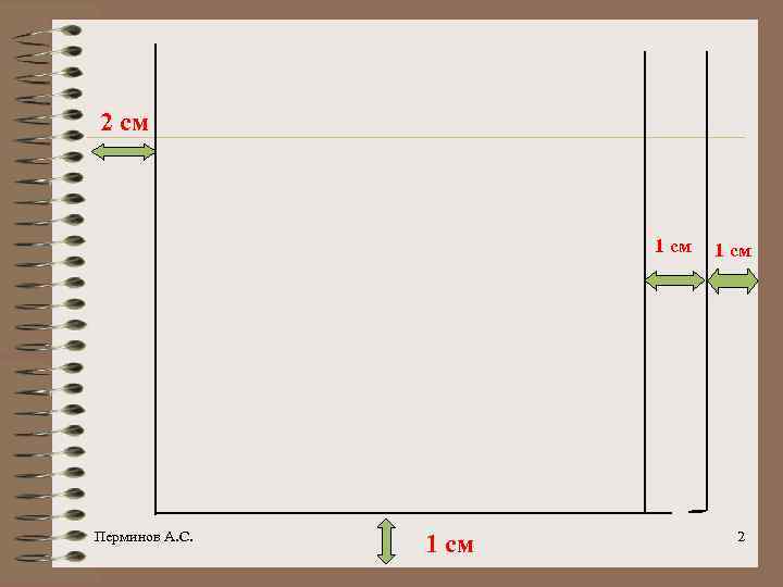 2 см 1 см Перминов А. С. 1 см 2 