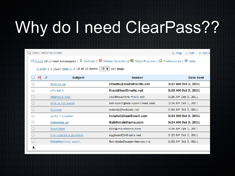 Why do I need Clear. Pass? ? 