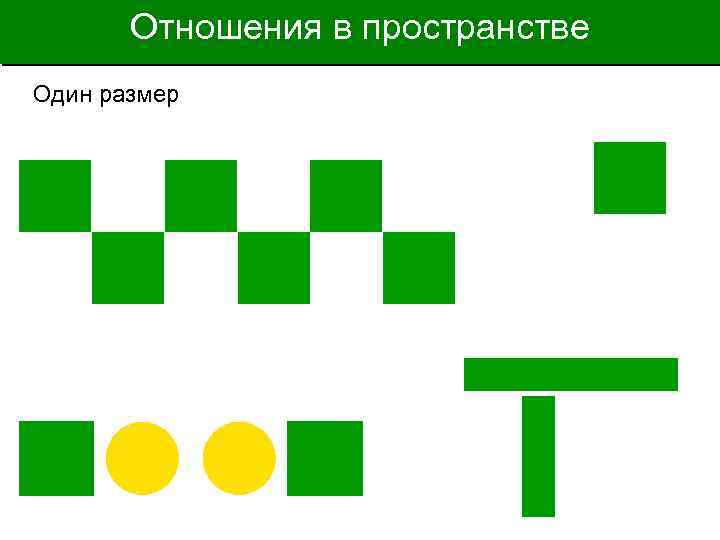 Отношения в пространстве Один размер 