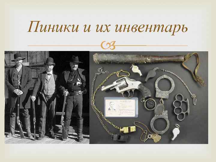 Пиники и их инвентарь 