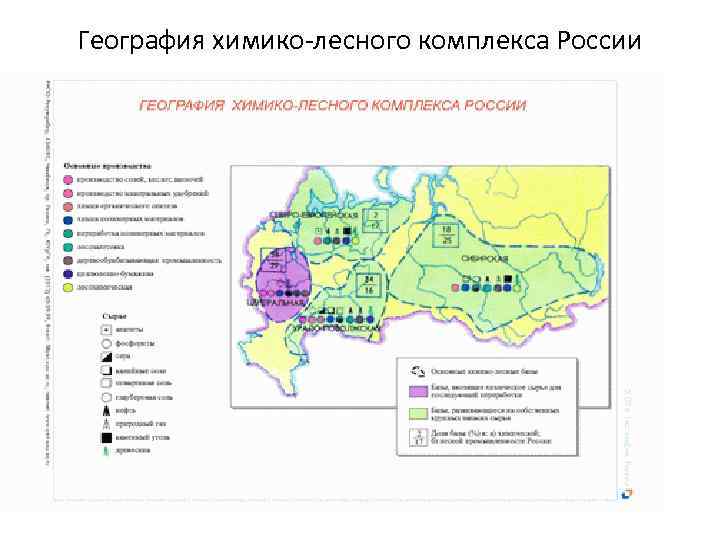 География химико лесного комплекса России 