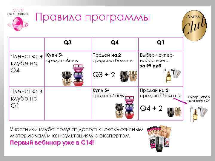 Правила программы Q 3 Членство в клубе на Q 4 Членство в клубе на
