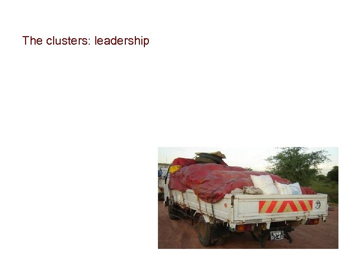 The clusters: leadership 