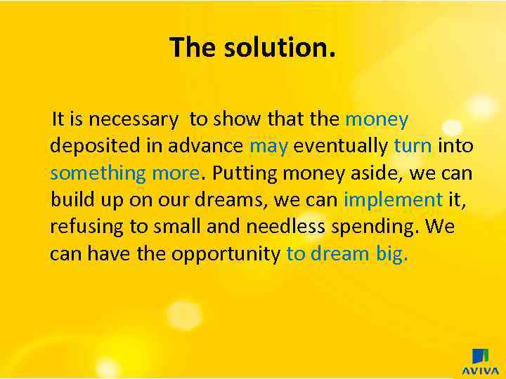 The solution. It is necessary to show that the money deposited in advance may