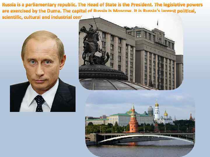 The russian federation is a parliamentary