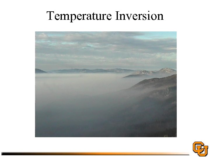 Temperature Inversion 