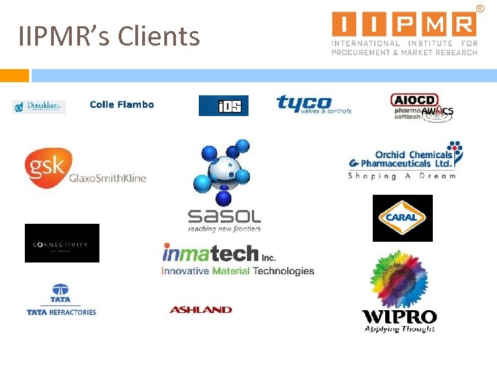 IIPMR’s Clients 