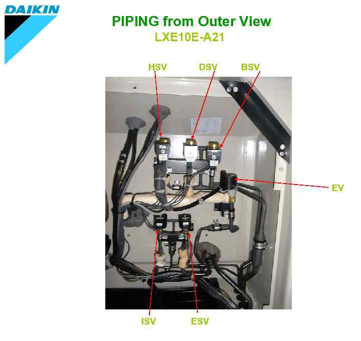 PIPING from Outer View LXE 10 E-A 21 HSV 　　 DSV 　 BSV EV