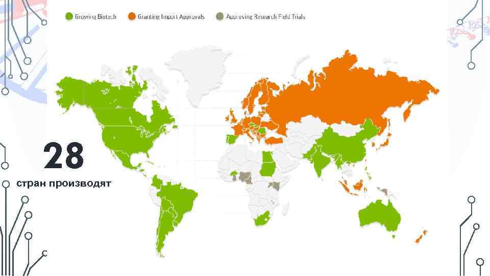 28 стран производят 