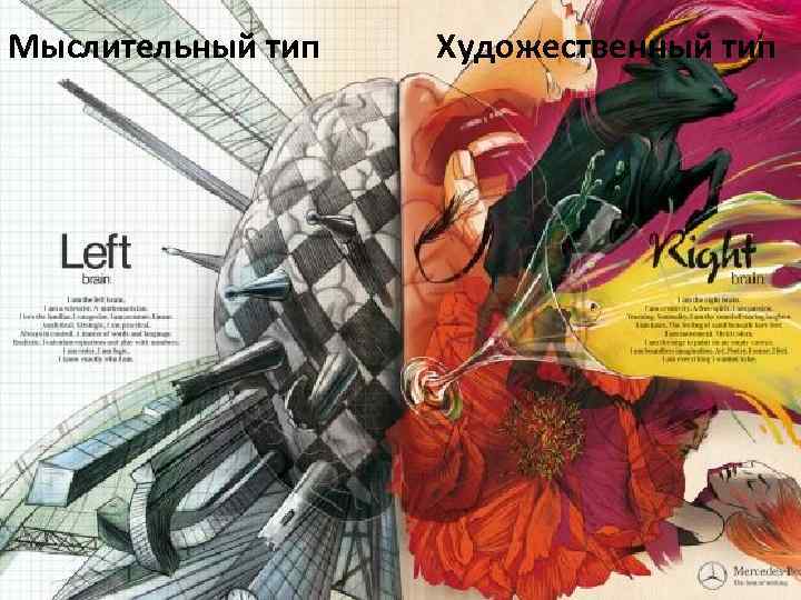  Мыслительный тип Художественный тип 