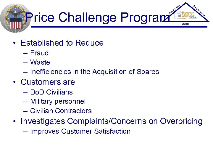 Tr ce an Price Challenge Program P er an rm fo sfo rm at