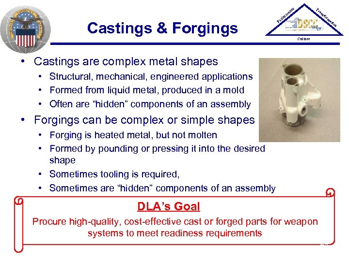 Tr ce an Castings & Forgings P er an rm fo sfo rm at