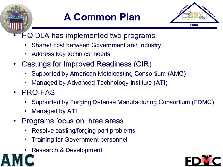 Tr ce an A Common Plan P er an rm fo sfo rm at