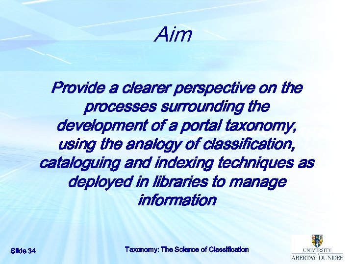 Aim Provide a clearer perspective on the processes surrounding the development of a portal