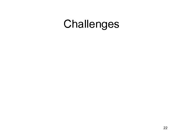 Challenges 22 