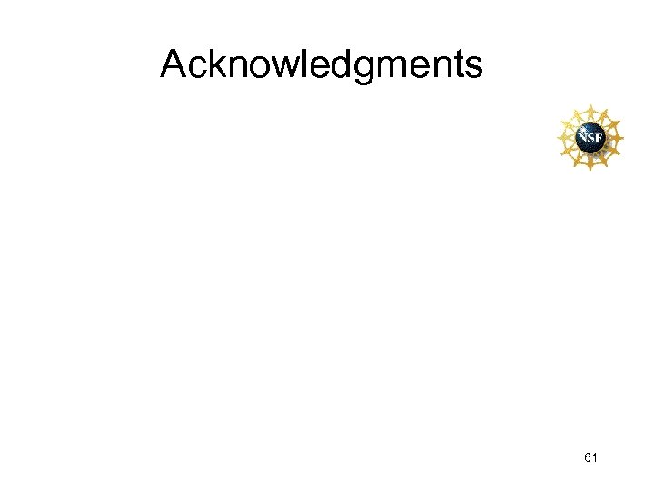 Acknowledgments 61 