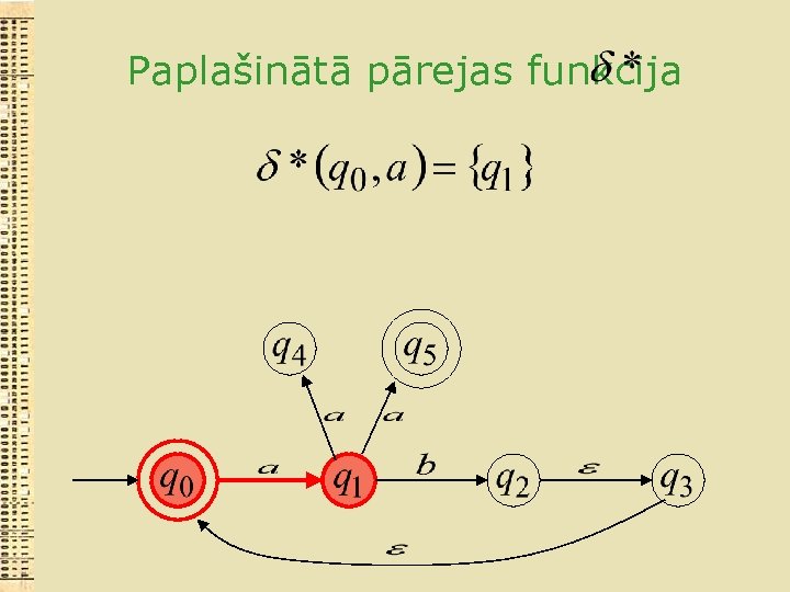 Paplašinātā pārejas funkcija 