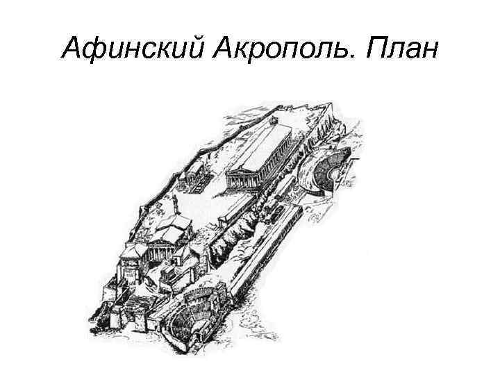 Афинский Акрополь. План 