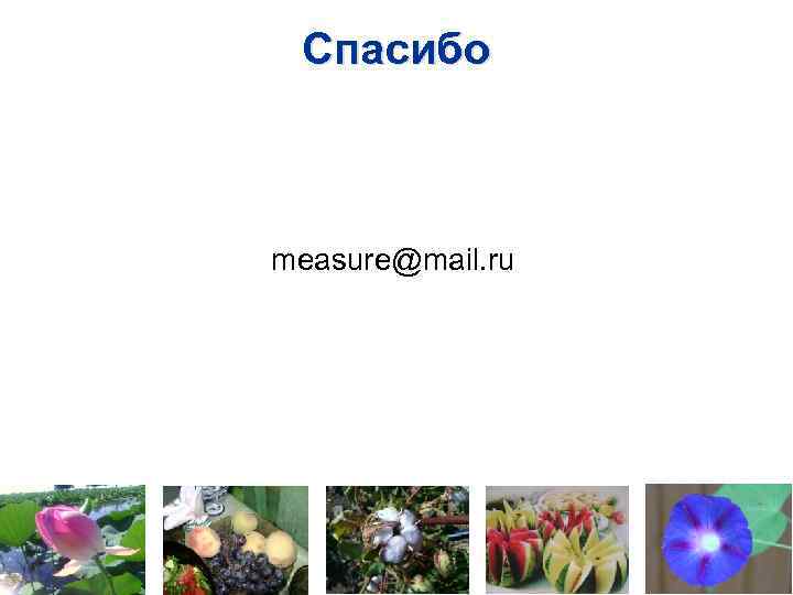 Спасибо measure@mail. ru 