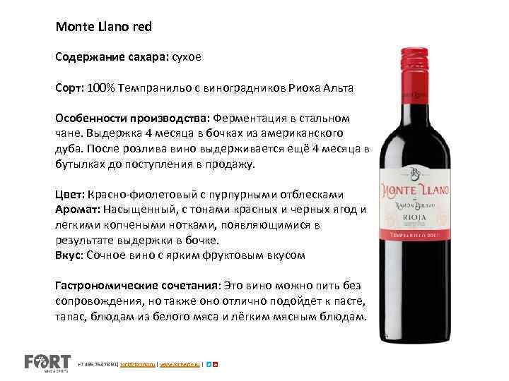 Когда можно вино в великий. Вино Монте Льяно красное. Вино Монте Льяно красное сухое. Monte Llano Rioja красное.