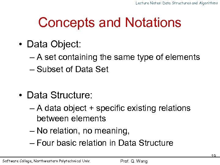 Lecture Notes Data Structures And Algorithms Chapter 1