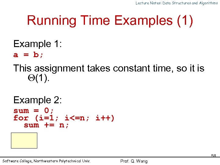 Lecture Notes Data Structures And Algorithms Chapter 1