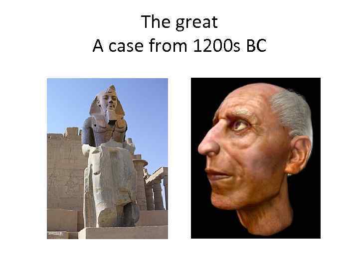 The great A case from 1200 s BC 