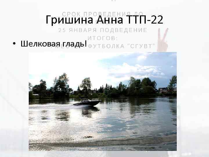 Гришина Анна ТТП-22 • Шелковая гладь! 