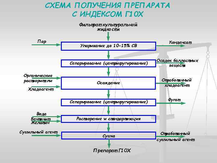 Биотехнологическая схема получения ферментов