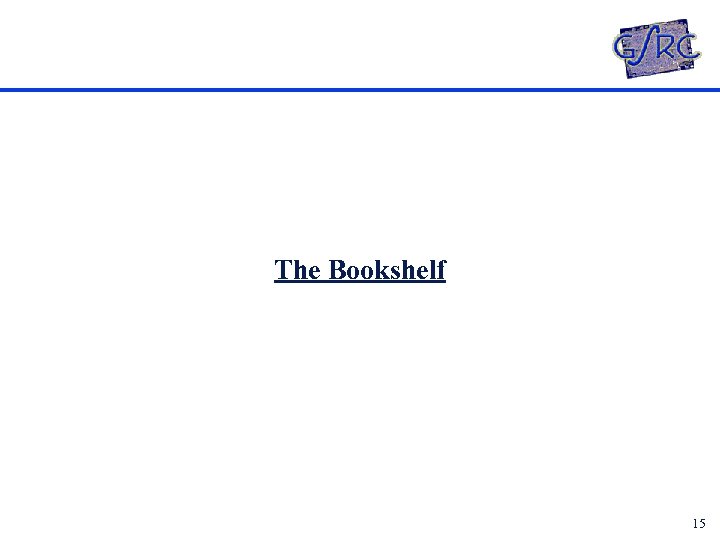 The Bookshelf 15 