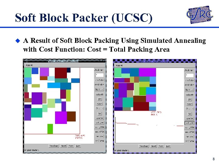 Soft Block Packer (UCSC) u A Result of Soft Block Packing Using Simulated Annealing