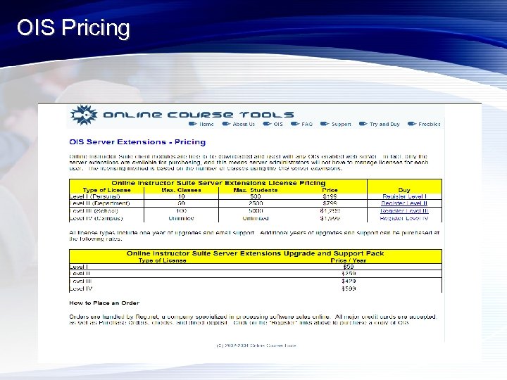 OIS Pricing 