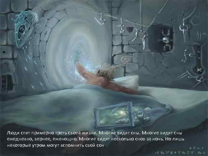 Люди спят примерно треть своей жизни. Многие видят сны ежедневно, вернее, еженощно. Многие видят