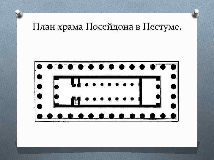 Храм геры 2 в пестуме план