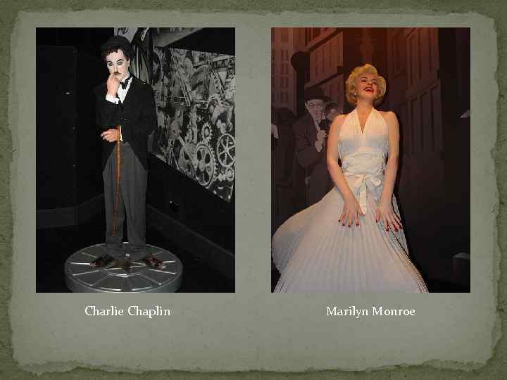 Charlie Chaplin Marilyn Monroe 